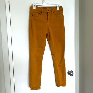 Mustard pants